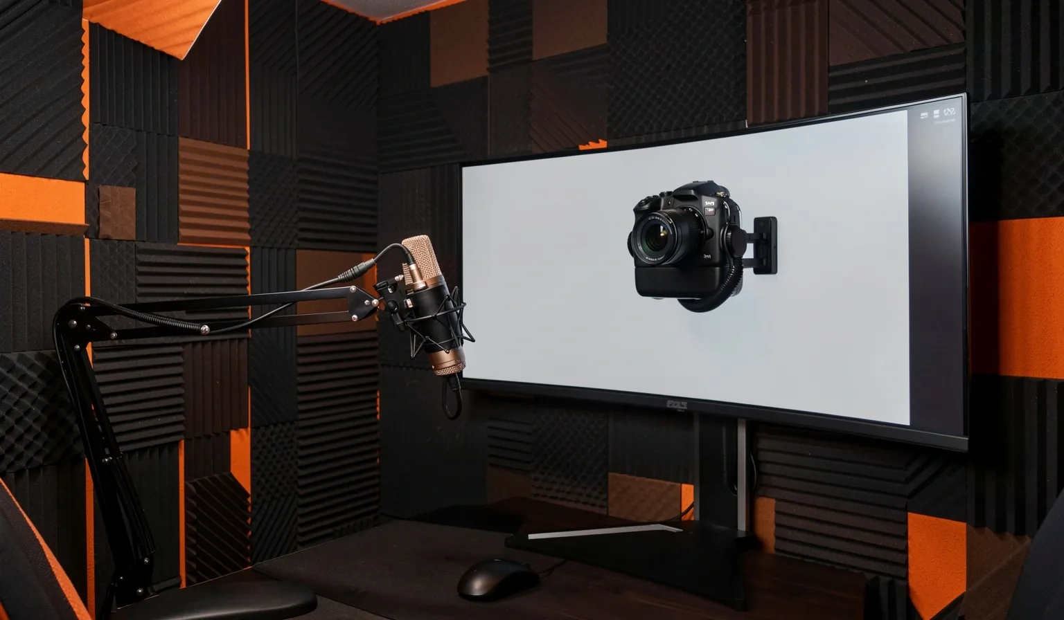 Cabina de streaming y creación de contenido